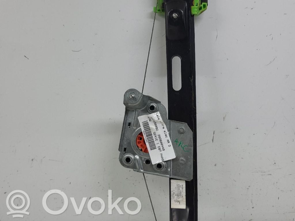 BMW 1 E81 E87 Macara geam ușă spate cu motor