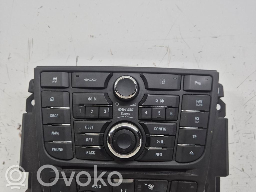 Opel Astra J Panel klimatyzacji 