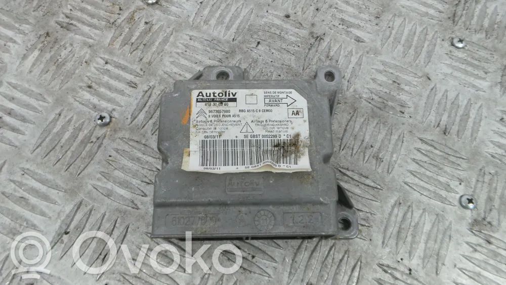 Citroen C3 Unidad de control/módulo del Airbag 