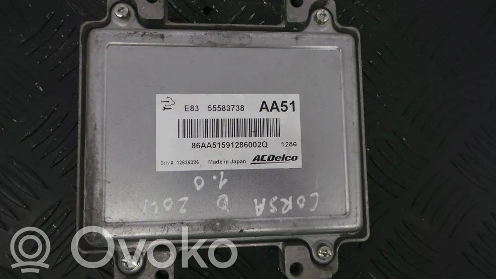 Opel Corsa D Engine control unit/module ECU 