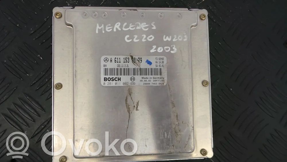 Mercedes-Benz C W203 Komputer / Sterownik ECU silnika 
