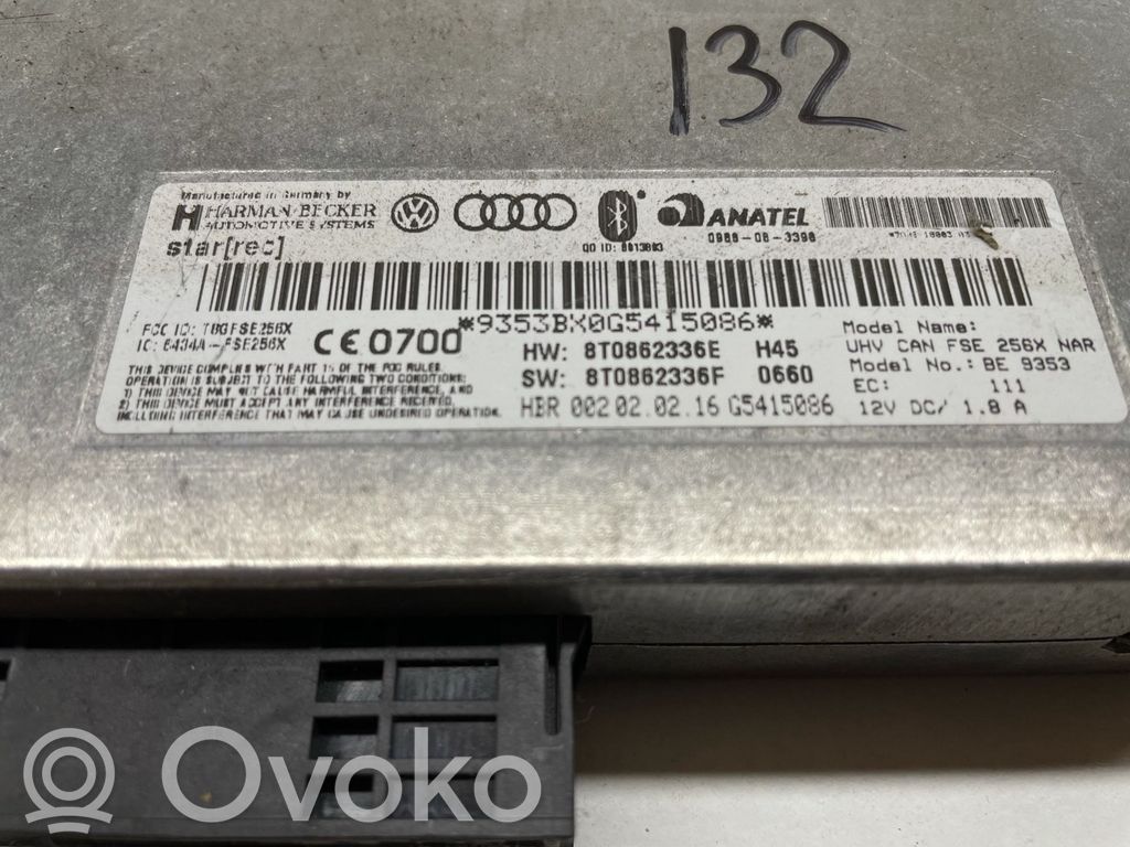 Bluetooth control unit module   8T0862336F