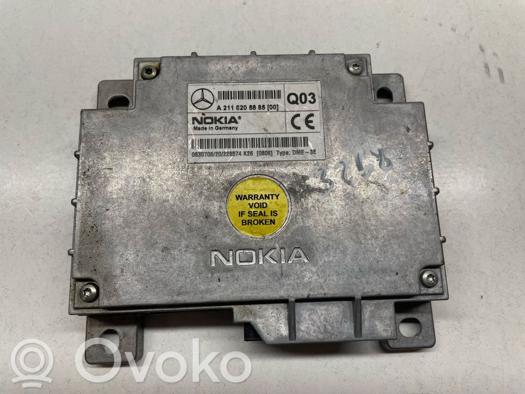 Mercedes-Benz E W211 Phone control unit/module 