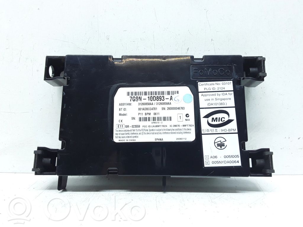 Unidad de control/módulo de bluetooth   7G9N10D893AG,31260858,31260859