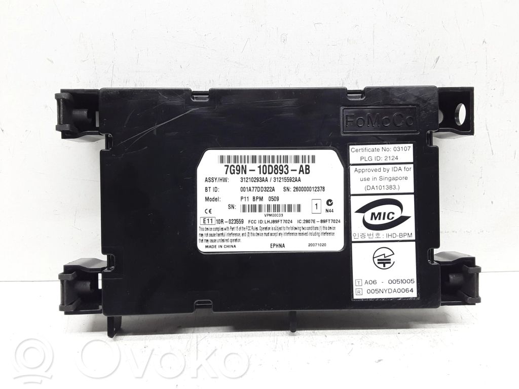 Bluetooth control unit module   7G9N10D893AB,31210293