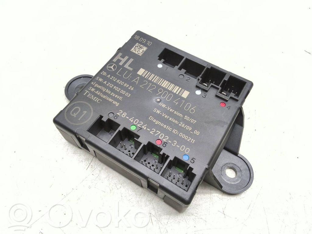 Mercedes-Benz C W204 Centralina/modulo portiere
