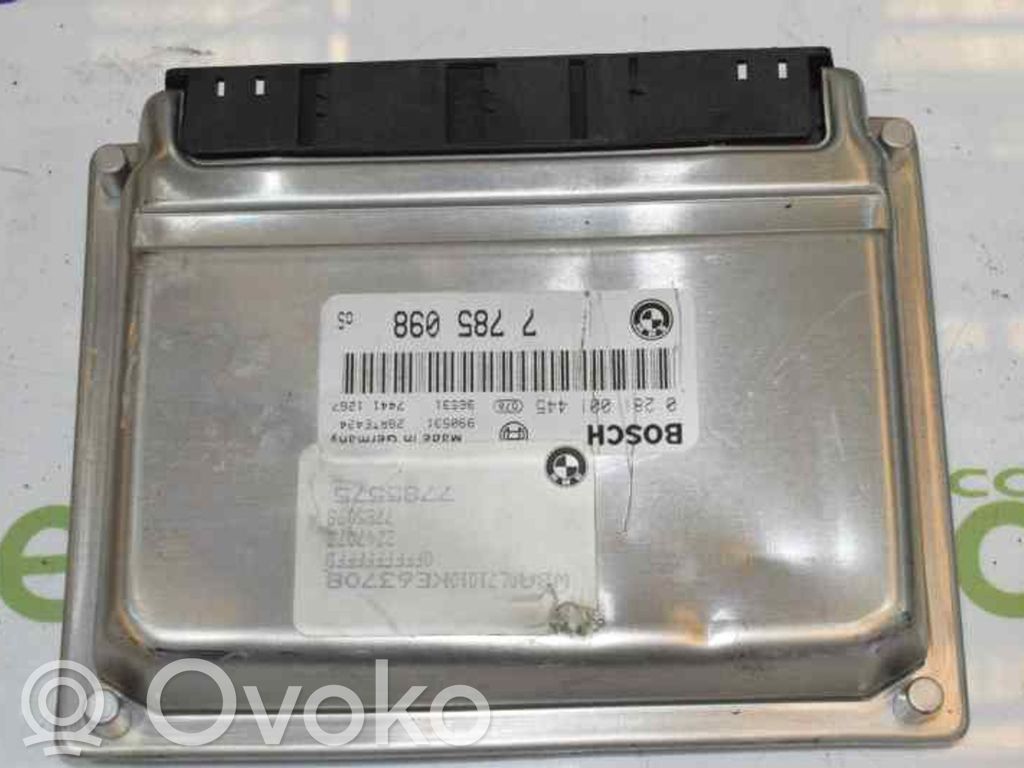 BMW X3 E83 Engine control unit/module 