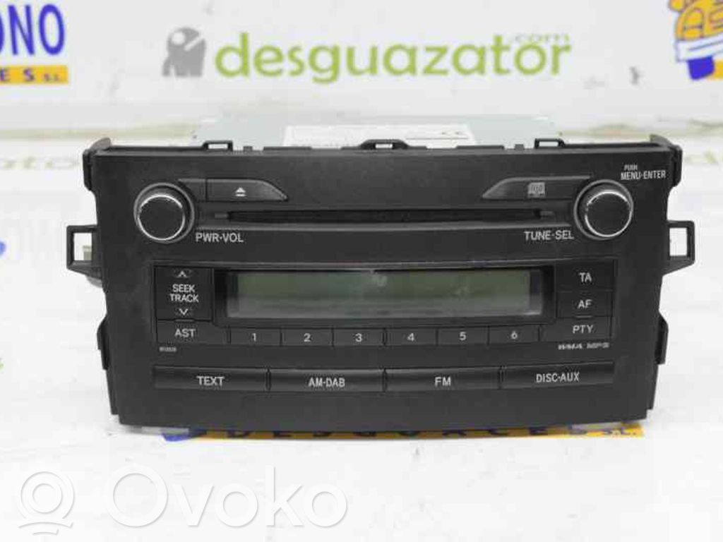 Toyota Auris E180 Panel / Radioodtwarzacz CD/DVD/GPS 