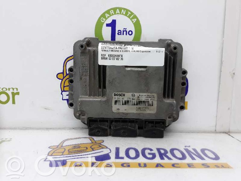 Renault Megane II Engine control unit/module 