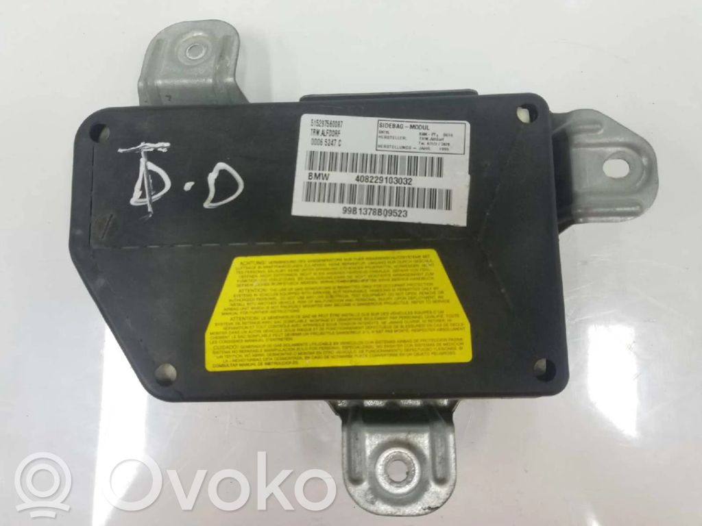 BMW X3 E83 Airbag de la puerta trasera 
