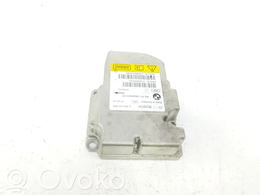 Unidad de control/módulo del Airbag   65773424581,3424581