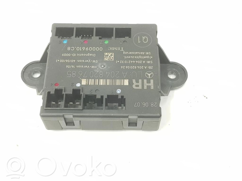 Mercedes-Benz C W204 Other control units/modules 