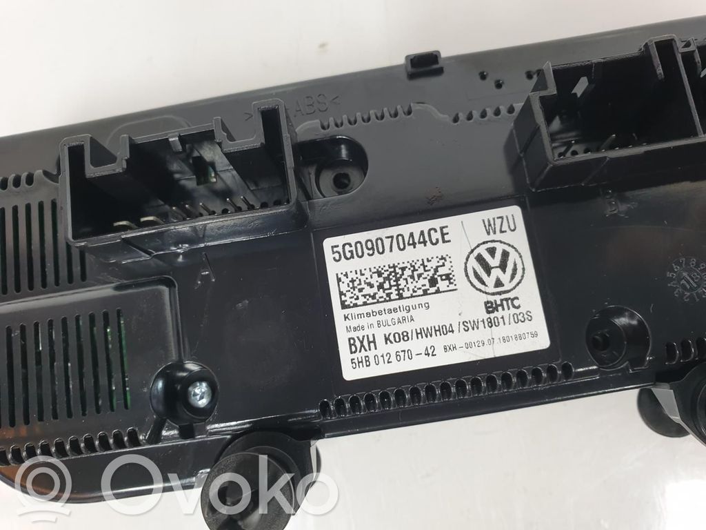 Panel klimatyzacji   5G0907044CE,5G0907044CE
