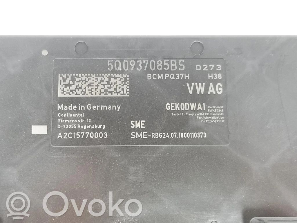 Volkswagen Golf VII Inne komputery / moduły / sterowniki 