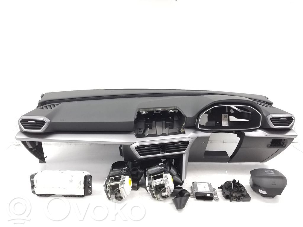 Seat Leon (5F) Airbag set with panel 