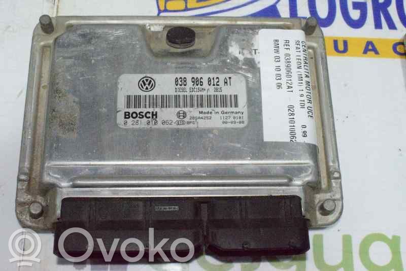 Sterownik / Moduł ECU   038906012AT,2222DL