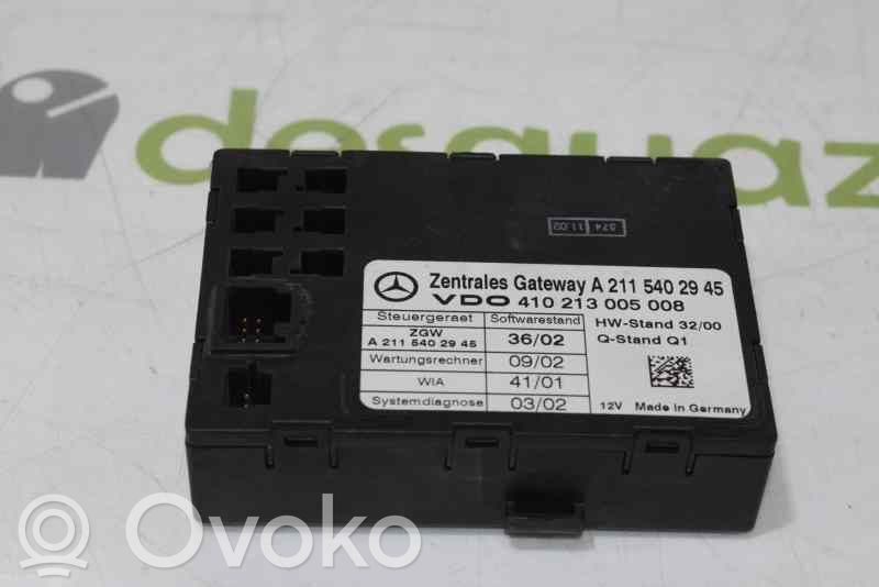 Gateway-Steuermodul   A2115402945,VDO410213005008,VDO410213005008