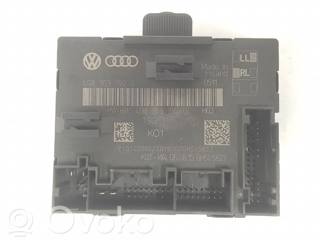Audi A6 S6 C7 4G Alte unități/module de control 