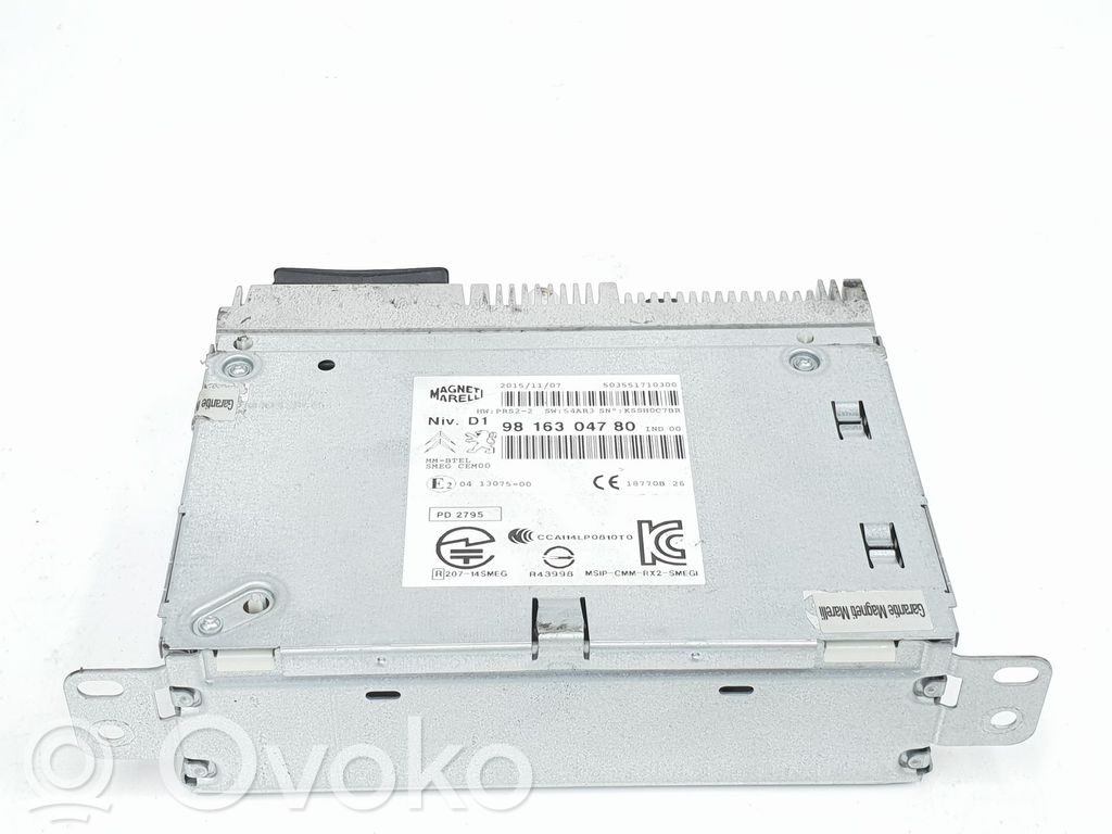 Panel / Radioodtwarzacz CD/DVD/GPS   9816304780,1615658980,1680010880