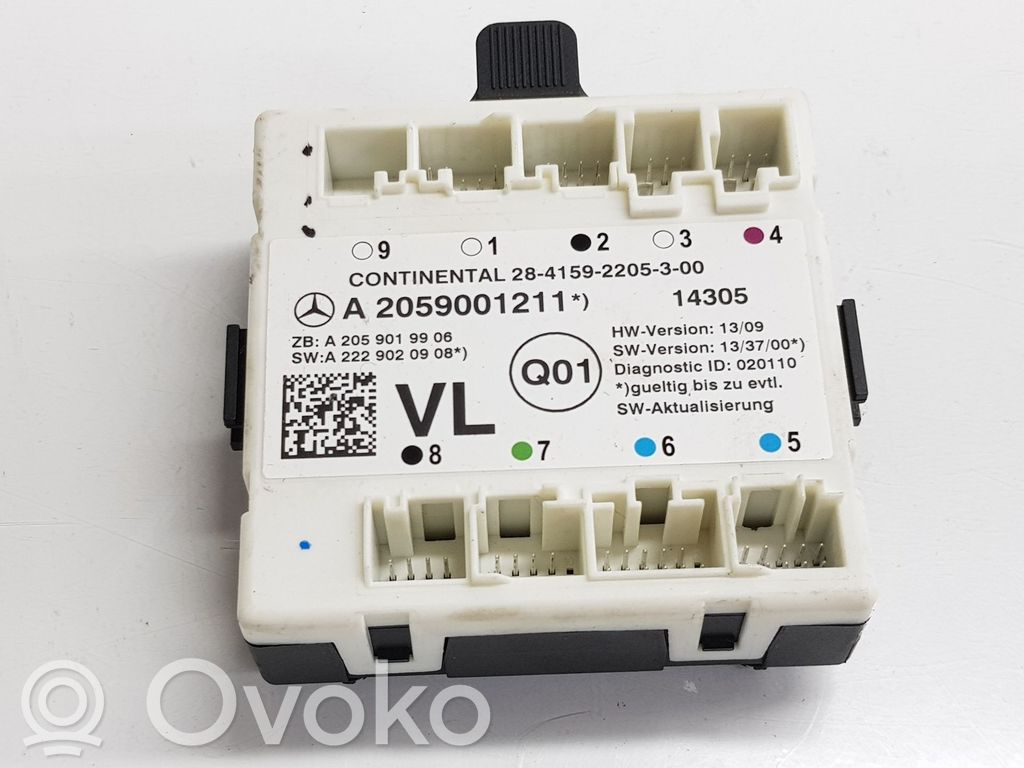 Mercedes-Benz C W205 Alte unități/module de control 