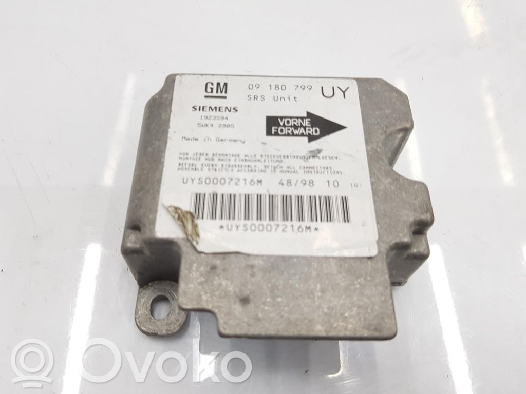 Opel Astra G Airbag control unit/module 