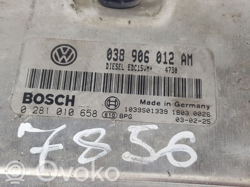 Engine control unit/module   038906012AM,038906012AM