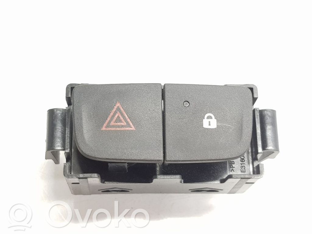 Botón interruptor de luz de peligro   252100622R,252100622R