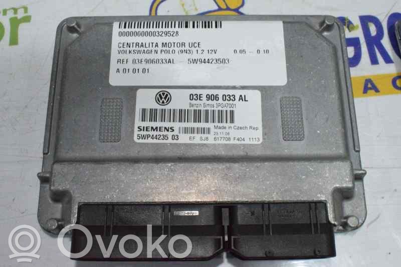 Volkswagen Polo IV 9N3 Sterownik / Moduł ECU