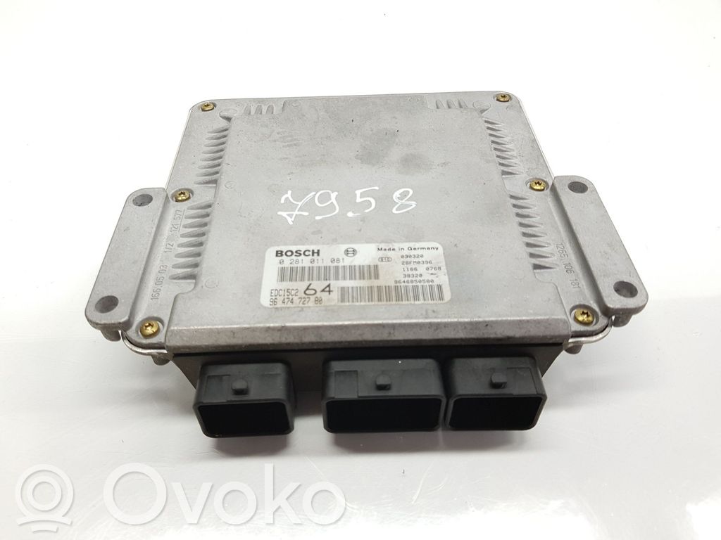Peugeot 307 Sterownik / Moduł ECU 