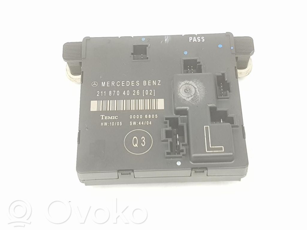 Mercedes-Benz E W211 Autres unités de commande / modules 