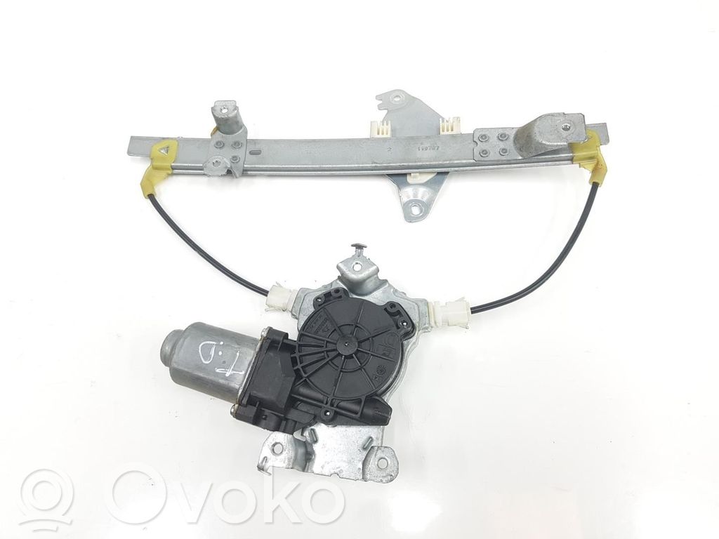 Nissan Qashqai Regulador manual de la ventanilla trasera 