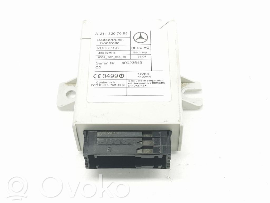 Autres unités de commande / modules   A2118207085,A2118207085