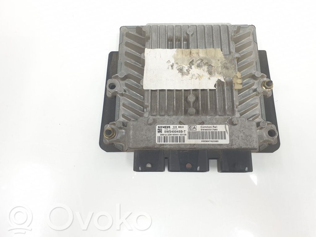 Peugeot 307 Engine control unit/module 