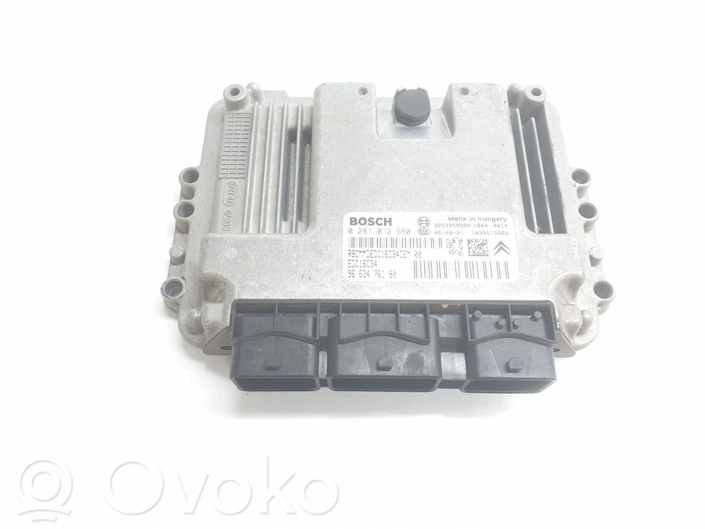 Citroen C4 II Picasso Engine control unit/module 