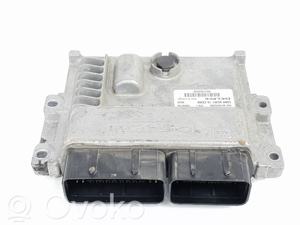 Citroen Jumpy Unitate/modul de control motor 