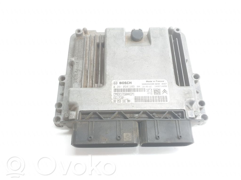 Engine control unit/module   9825318180,1631625380