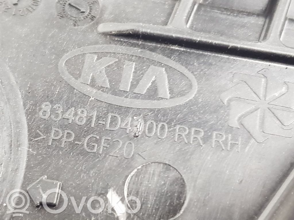 KIA Optima Regulador manual de la ventanilla trasera 