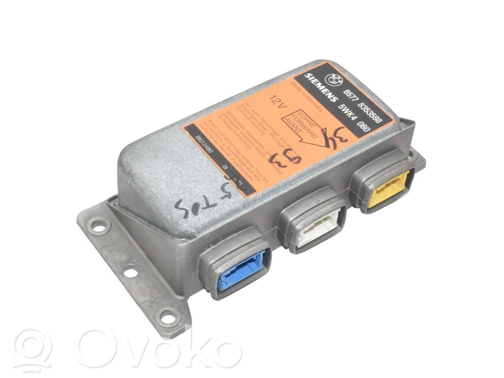Airbag control unit/module   65778353598,8353598,5WK400
