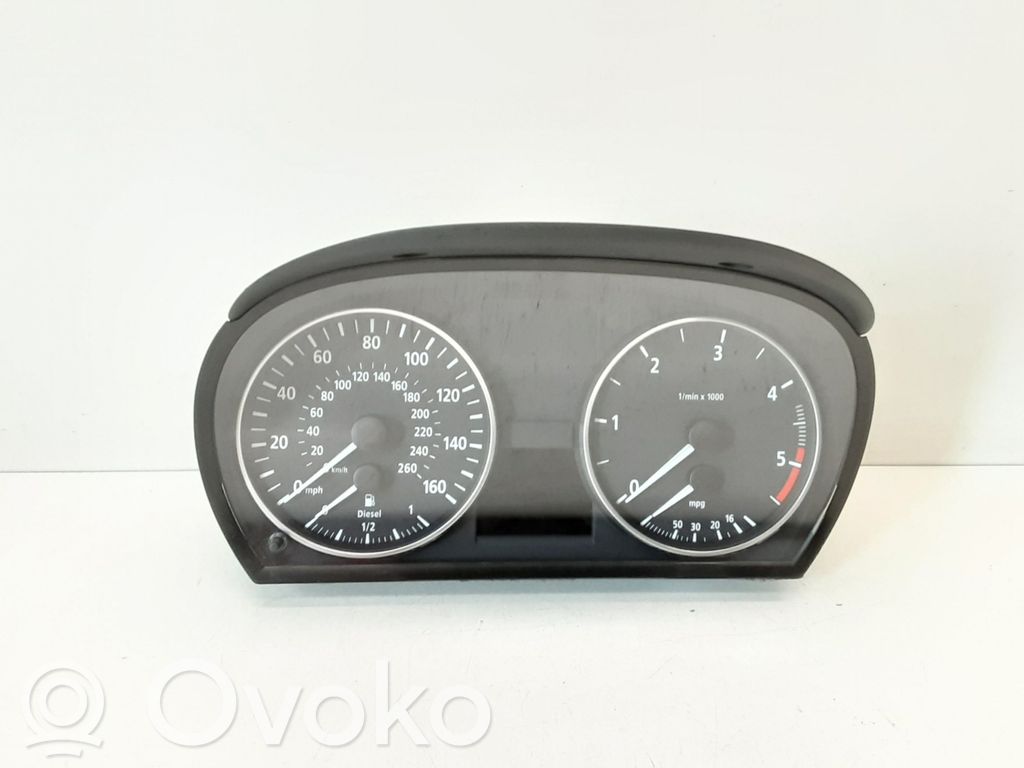 BMW 3 E90 E91 Speedometer (instrument cluster) 