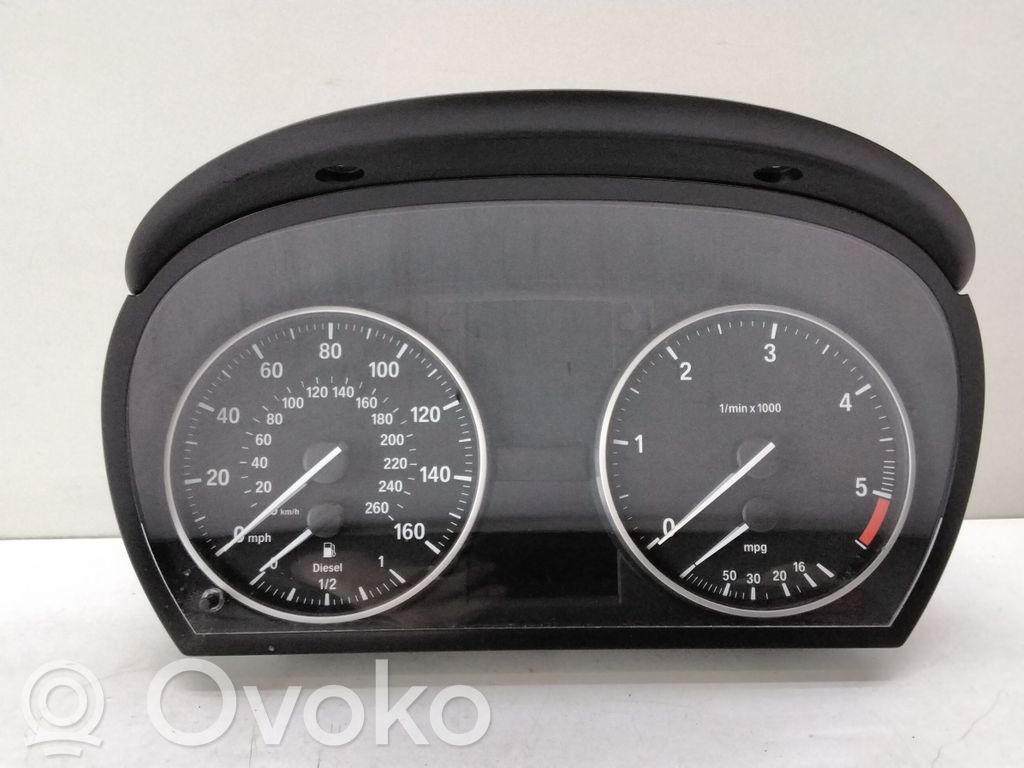 BMW 3 E90 E91 Speedometer (instrument cluster) 