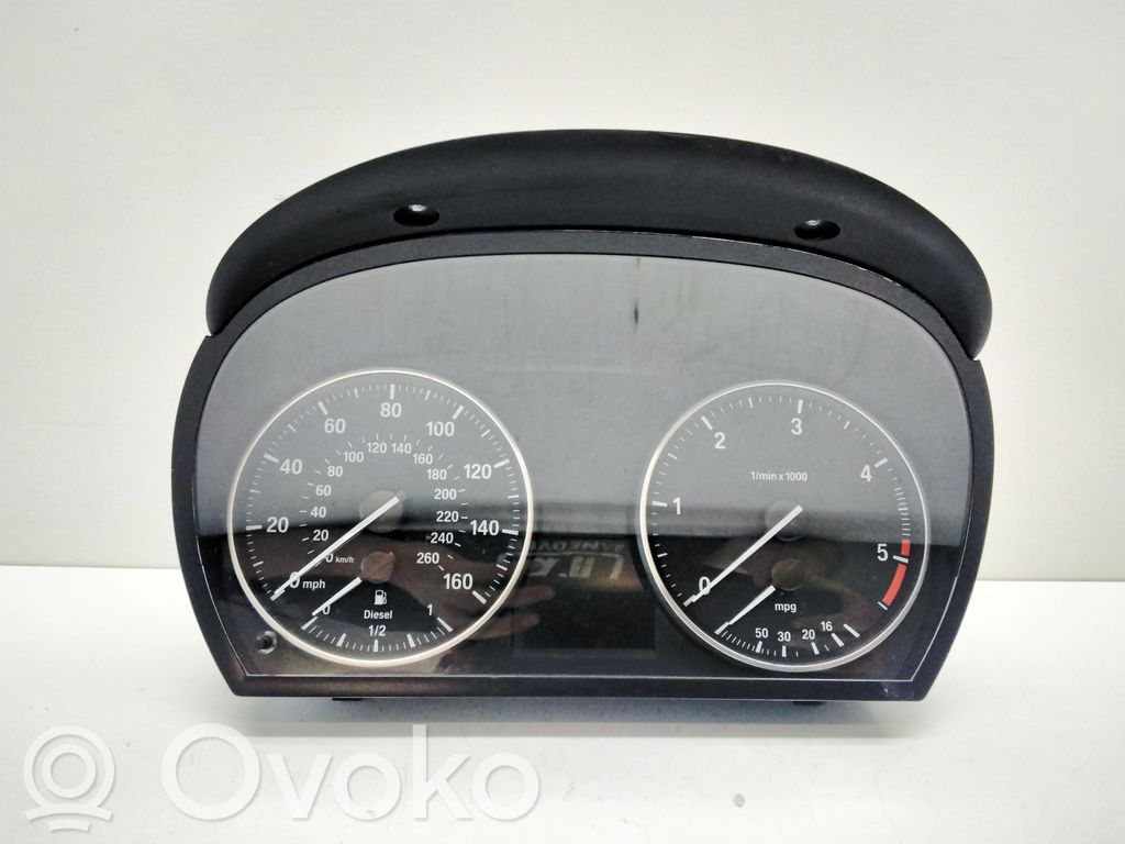 BMW 3 E92 E93 Spidometrs (instrumentu panelī) 