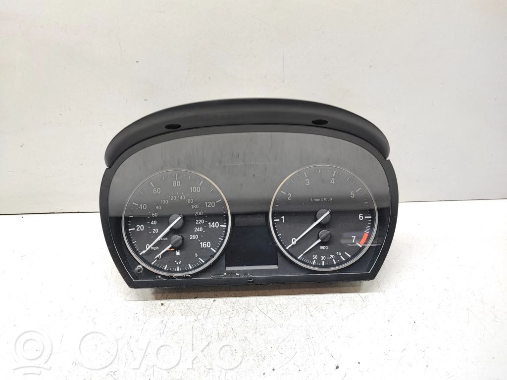 BMW 3 E90 E91 Speedometer (instrument cluster) 