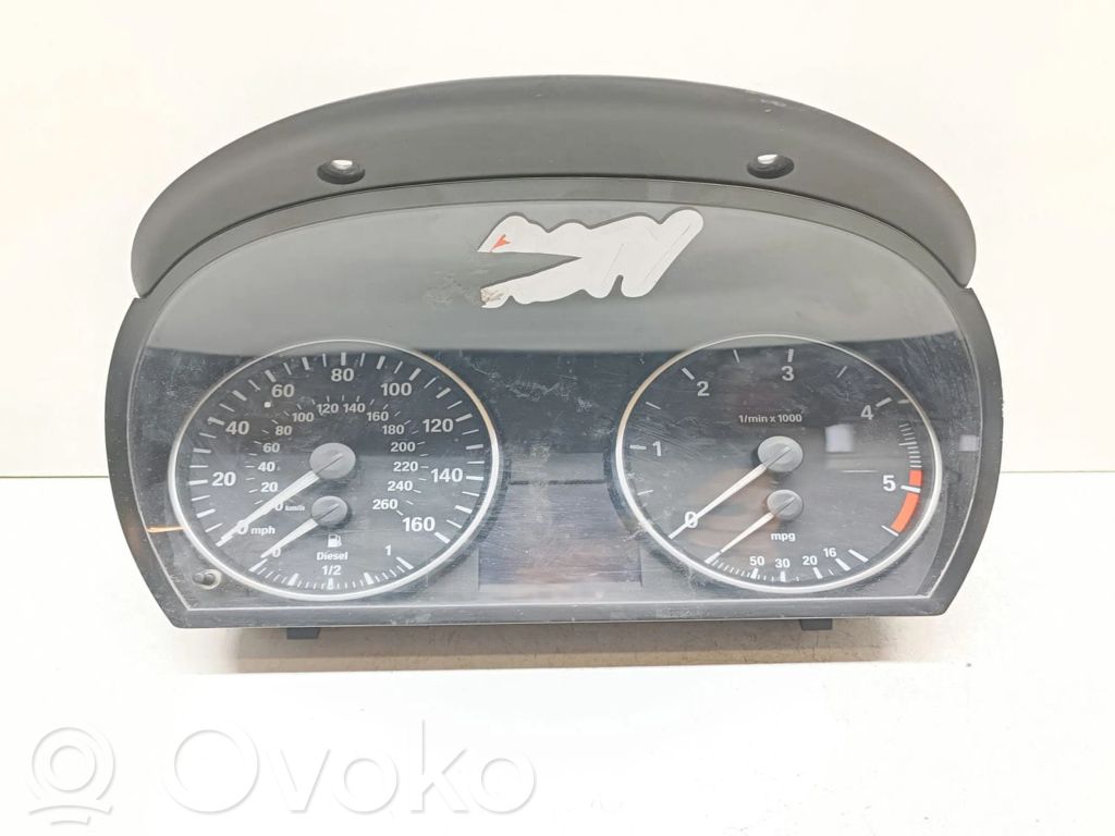 BMW 3 E90 E91 Speedometer (instrument cluster) 