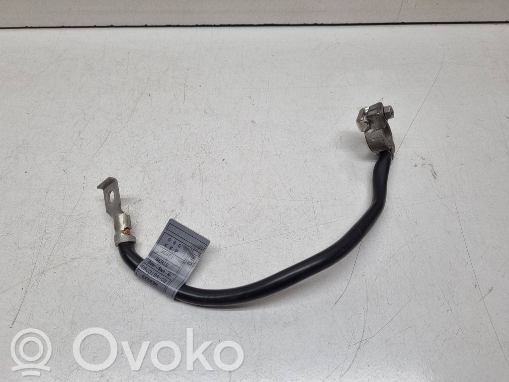 BMW 3 E46 Negative earth cable (battery) 