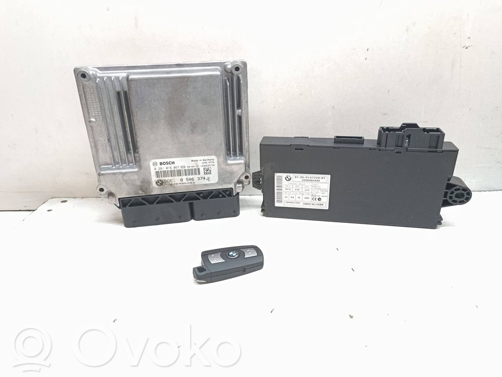 BMW 3 E90 E91 Kit cu ECU motor și set închidere uși 
