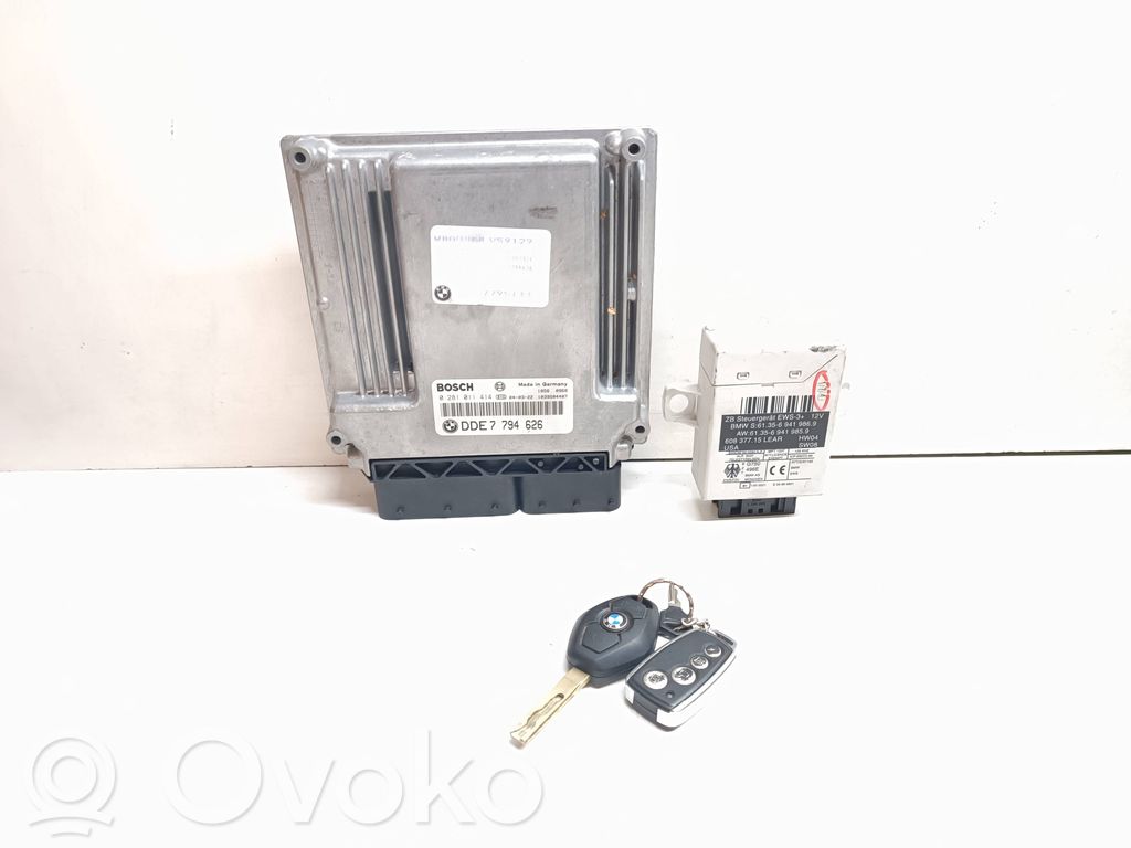 BMW X5 E53 Kit cu ECU motor și set închidere uși 