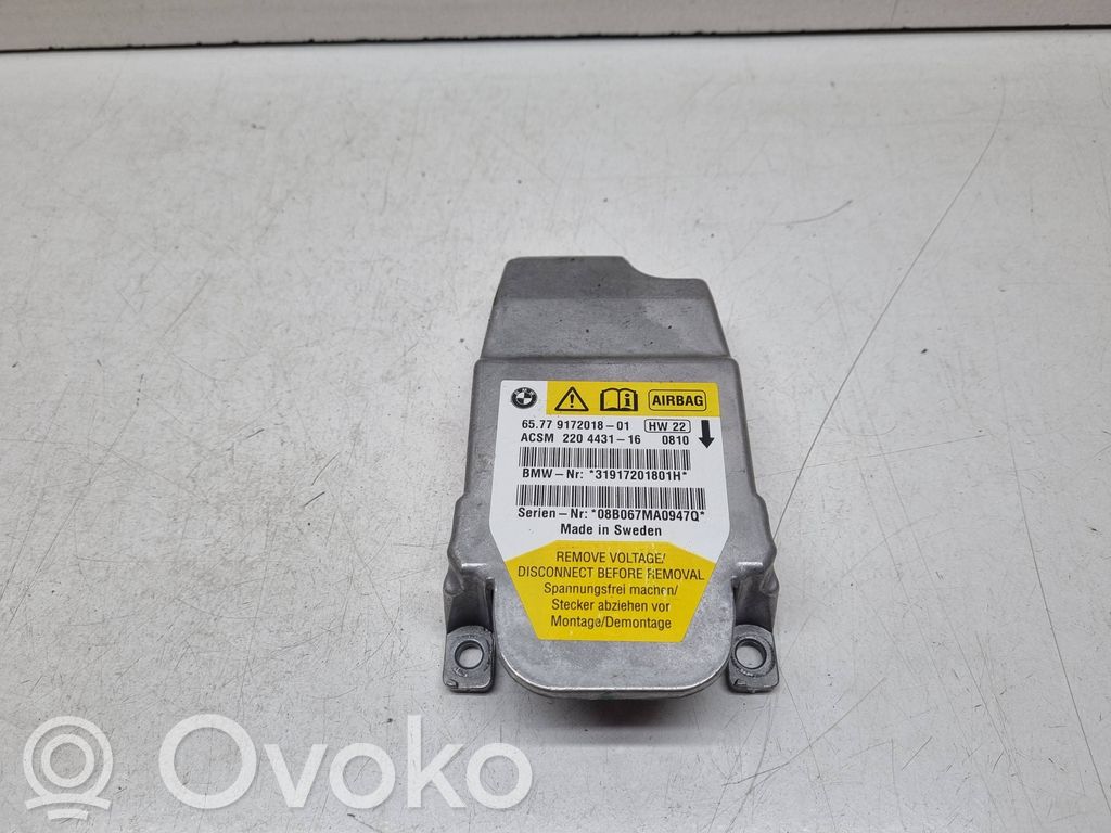 BMW 5 E60 E61 Centralina/modulo airbag 