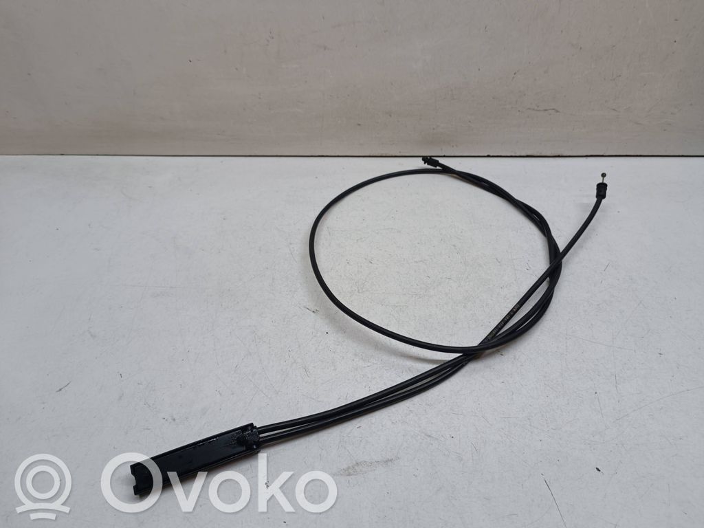 BMW 5 E60 E61 Konepellin lukituksen vapautusvaijeri 