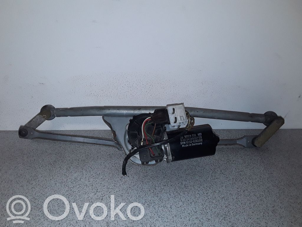 BMW 3 E36 Valytuvų mechanizmo komplektas 