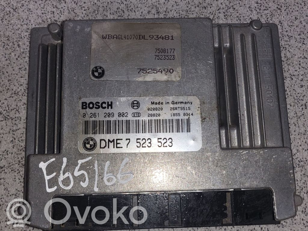 BMW 7 E65 E66 Engine control unit/module 